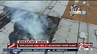 Efforts to put out Muskogee paper mill fire still underway