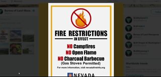 Fire restrictions in effect