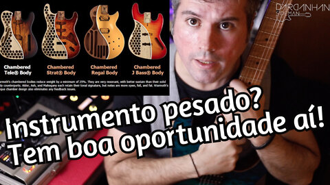 Oportunidade para quem quer GUITARRAS vintage maciças muito PESADAS - migração para LEVES