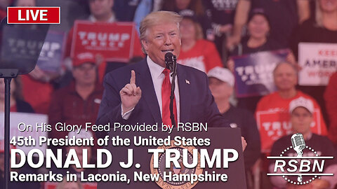 Live Donald J. Trump Speaks in NH