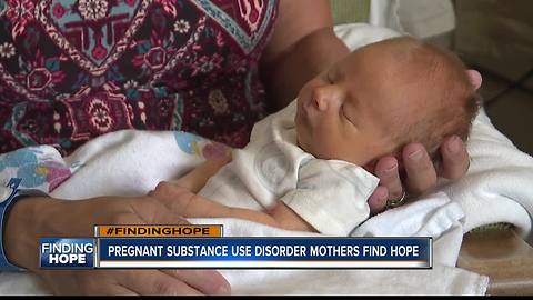 Pregnant substance use disorder mothers find hope