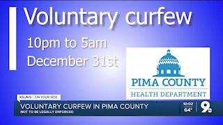 Voluntary curfew suggested by Pima County Health Department