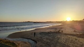 Sunset at Twin Lakes Beach