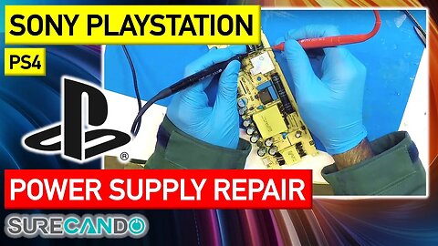 Sony PlayStation 4 SP4 Not turning on. Power supply repair.