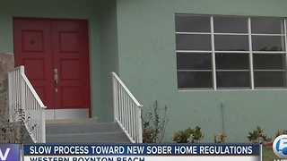 Slow process toward sober home regulations