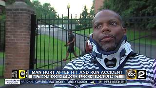 Man hurt after hit-and-run incident, police looking for suspect