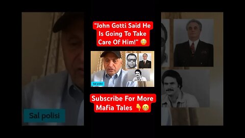 Sal Polisi- “John Gotti Said He Is Going To Take Care Of Tommy DeSimone!” 😳 #mafia #johngotti #kill