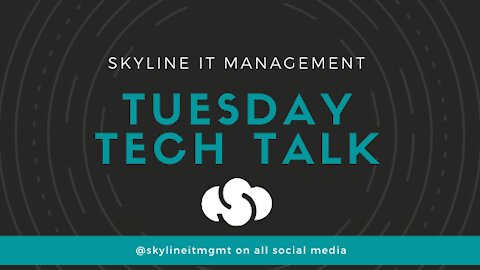 Tuesday Tech Talk - Planning