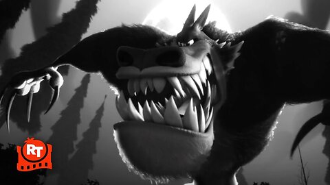 Open Season: Scared Silly (2015) - The Wailing Wampus Werewolf Spooky Scene