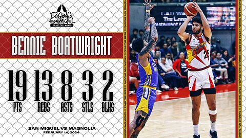 Bennie Boatwright Highlights [San Miguel vs Magnolia Finals G6 | Feb. 14, 2024]