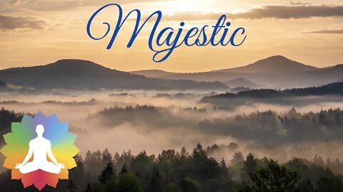 Majestic | Meditation Piano Music for relaxation set to The Beauty of Switzerland's Scenic Mountains