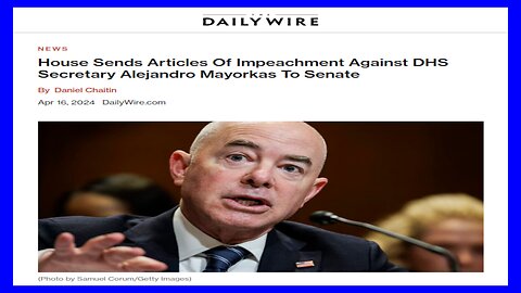 House Delivers Articles of Impeachment to Senate