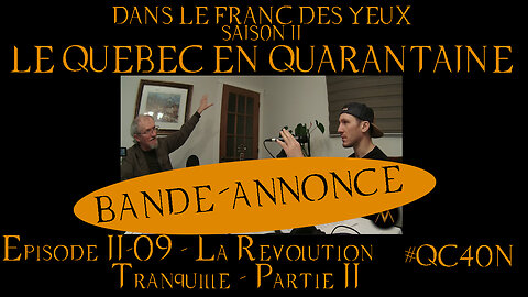 DLFDYII-09 - La Révolution Tranquille - Partie II (Bande-Annonce) | Le Québec en Quarantaine