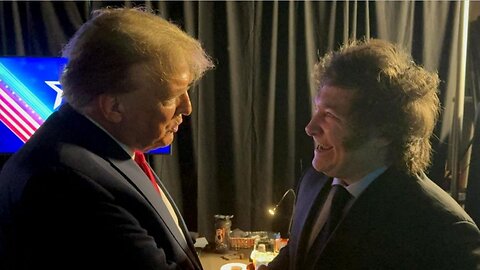 💥 SO EMOTIONAL! BIG FAN Argentina President Javier Milei Meets President Trump Backstage at CPAC