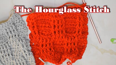 How to Crochet the Hourglas Stitch