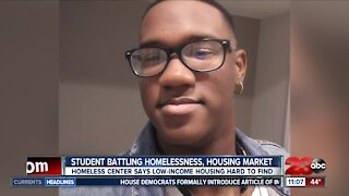 Bakersfield High School student continues to battle homelessness, housing market