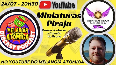 Diecast Podcast - Live para conhecermos a Fantástica Coleção do Bruno do Miniaturas Piraju