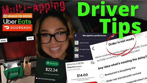 Uber Eats, DoorDash, And GrubHub Driver Ride Along | Driver Tips | Part 2
