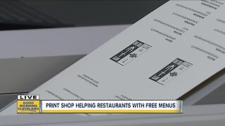 Northeast Ohio printing company offers free take-out menus for local restaurants