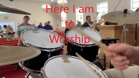 Here I Am to Worship | Drum Cam