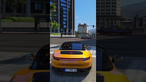 Porsche 911 Targa 4 GTS in GTA 5 #shorts