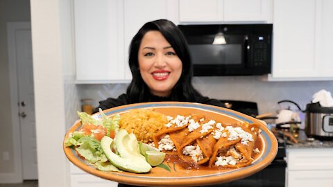 How to make The BEST Authentic Mexican RED Enchiladas Recipe