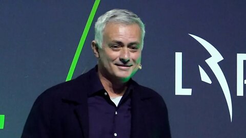 Jose Mourinho and his agent Jorge Mendes receive awards from Liga Portugal