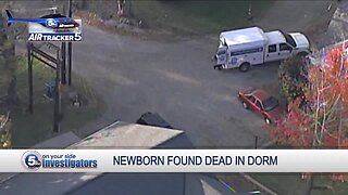 Baby found dead in dorm bathroom at Hiram College