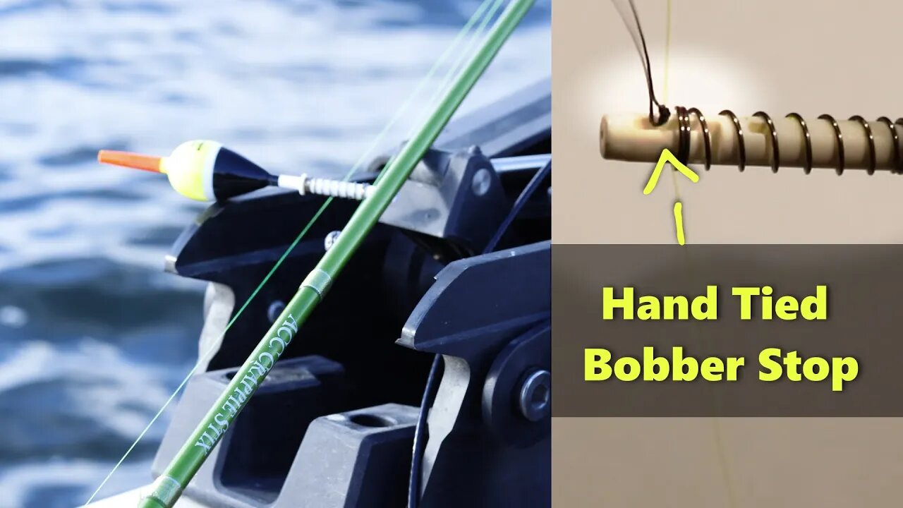 How to Tie a Bobber Stop Knot (Slip Bobber Crappie Rig)