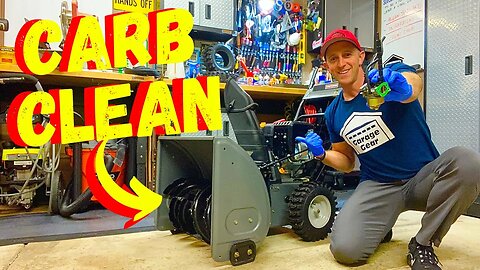 HOW TO CLEAN A CARBURETOR ON A CRAFTSMAN 179CC SNOWBLOWER FOR BEGINNERS