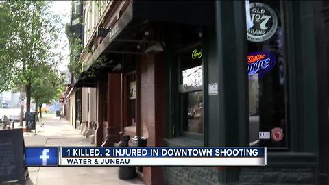 1 dead, 2 hurt in shooting on Water Street