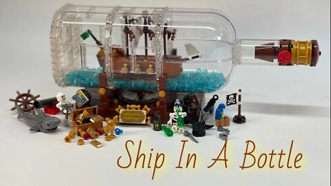 Ship In A Bottle Lego Ideas 92177 Unboxing and Build
