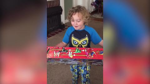 "A Young Boy Opens A Birthday Present and Has the Best Day of His Life"