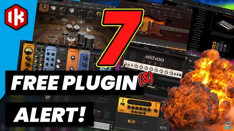 FREE PLUGIN ALERT - 7 Free Plugins from IK Multimedia 🔥Drums, Bass, Guitar, Synth, Sampler, Effects🔥
