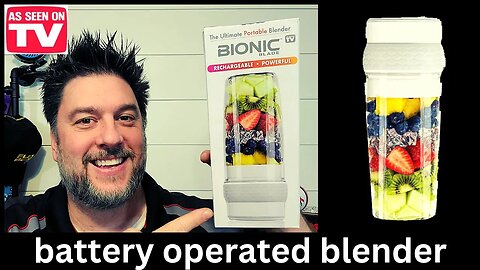 🌟 Bionic Blade. As seen on TV portable blender. Bionic Blender. Battery operated blender [476]