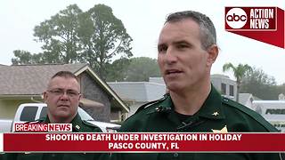 Pasco deputies investigate deadly shooting in Holiday, one suspect in custody