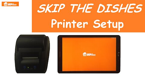 Skip The Dishes Printer Setup