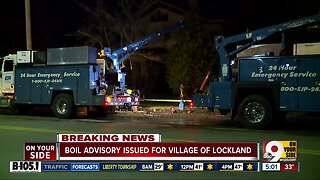 Water main break puts village under boil advisory, closes Lockland schools Thursday, Friday