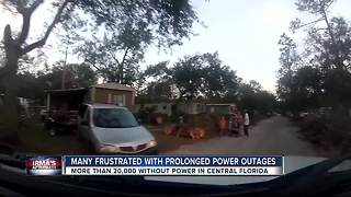 Power outages throughout the state of Florida after Hurricane Irma