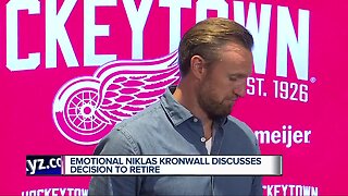 Emotional Niklas Kronwall discusses decision to retire from Red Wings