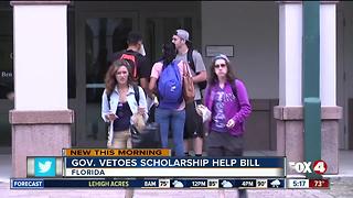 Push to bolster college aid vetoed by Florida Gov. Scott