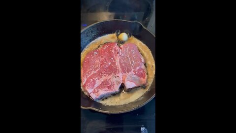 Steak 🥩 Butter 🧈 and Garlic 🧄