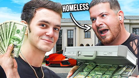 Surprising Homeless Man w/ $50k