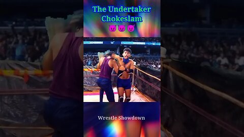 The Undertaker 😈 Chokeslam To The Batista 🔥 #shorts #theundertaker #batista