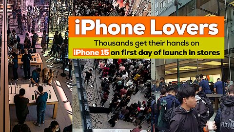 Thousands get their hands on iPhone 15