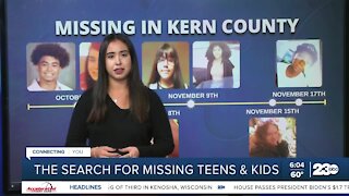 The search for missing teens and kids in Kern County
