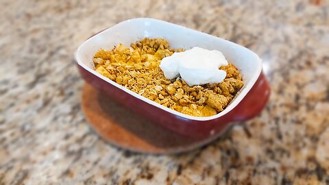 Low Fat High Protein Apple Crumble Recipe For One