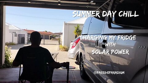 Summer Day Chill: Charging my Fridge with Solar Power