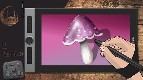 ⚠️How to PROPERLY color a toxic mushroom WITHOUT F* up your sketch🎨 - Part 1