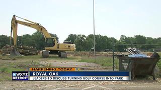 Leaders to discuss turning golf course into park in Royal Oak